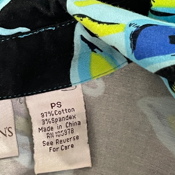 *Draper’s & Damons Women’s Floral Button Down Shirt Sz PS - Picture 8 of 10